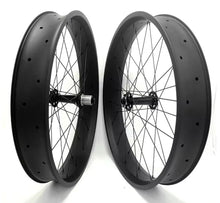 Load image into Gallery viewer, DCB 26er or 27.5 Carbon Fat Bike Wheels with Novatec Hubs