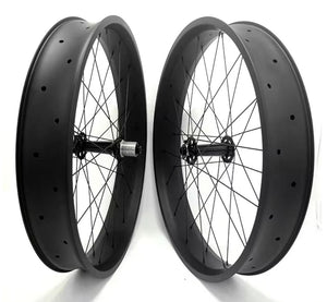 DCB 26er or 27.5 Carbon Fat Bike Wheels with Novatec Hubs