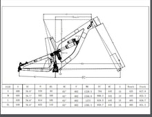 Load image into Gallery viewer, DCB F200 Nukeproof Dissent Style Carbon Full Suspension Frame 29er UDH