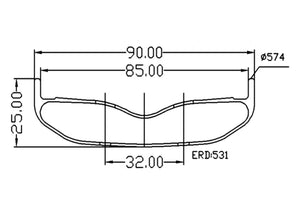 DCB 26er or 27.5 Carbon Fat Bike Wheels with Novatec Hubs