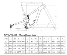 Load image into Gallery viewer, DCB F165 Santa Cruz Megatower Style Carbon Full Suspension Frame 29er UDH