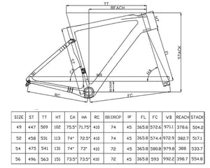 DCB RDU700 Specialized Tarmac Style Ultralight Disc Brake Road Frame